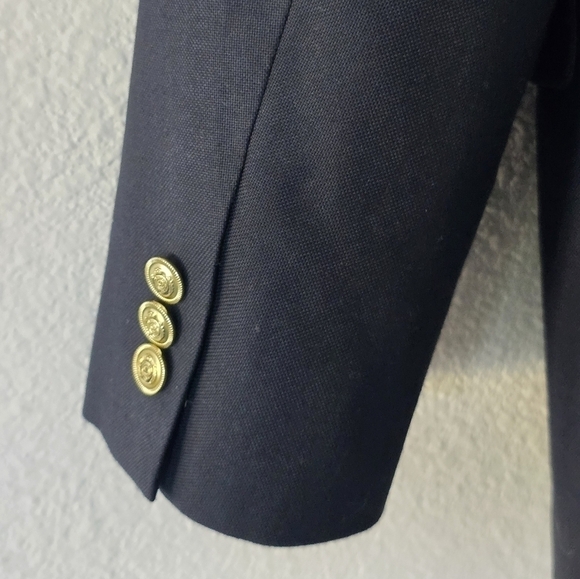 Stafford Essential Blazer Sports Coat Mens 40R Blue  Regular Fit Career - Picture 6 of 13